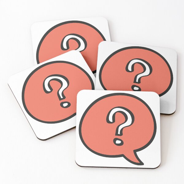 Item preview, Question mark sign in speech bubble designed and sold by KasTanDesign.