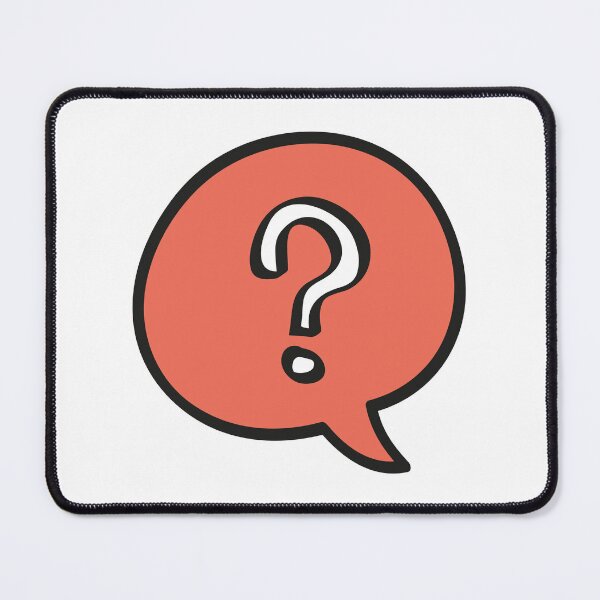 Item preview, Question mark sign in speech bubble designed and sold by KasTanDesign.