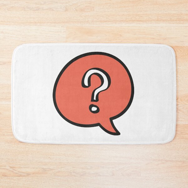 Item preview, Question mark sign in speech bubble designed and sold by KasTanDesign.
