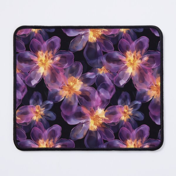 Item preview, Luminous Ethereal Flowers Pattern designed and sold by Prismatect.