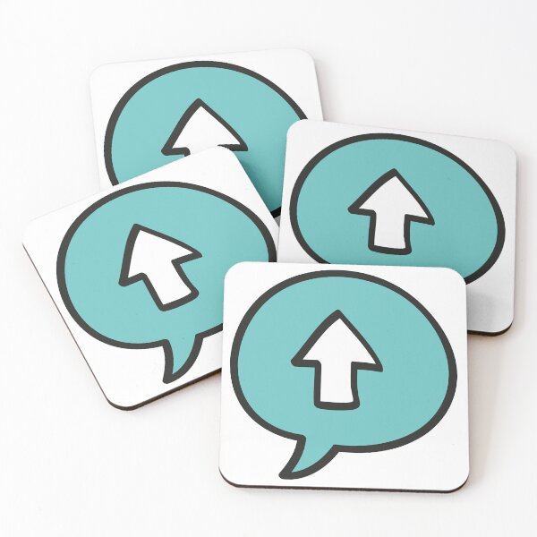 Item preview, Up arrow sign in speech bubble designed and sold by KasTanDesign.