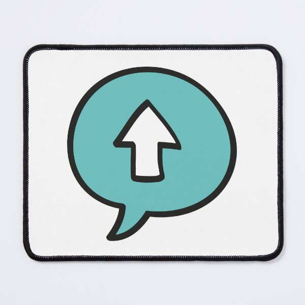 Item preview, Up arrow sign in speech bubble designed and sold by KasTanDesign.