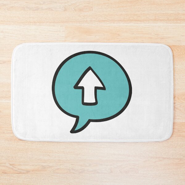 Item preview, Up arrow sign in speech bubble designed and sold by KasTanDesign.