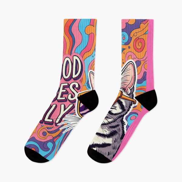 Item preview, Good Vibes Only Cat designed and sold by ChrisButler.