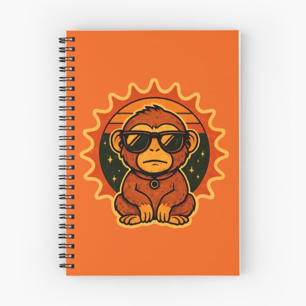 Item preview, Retro Monkey – Cool Vibes with a Serious Loo designed and sold by Adelberton.