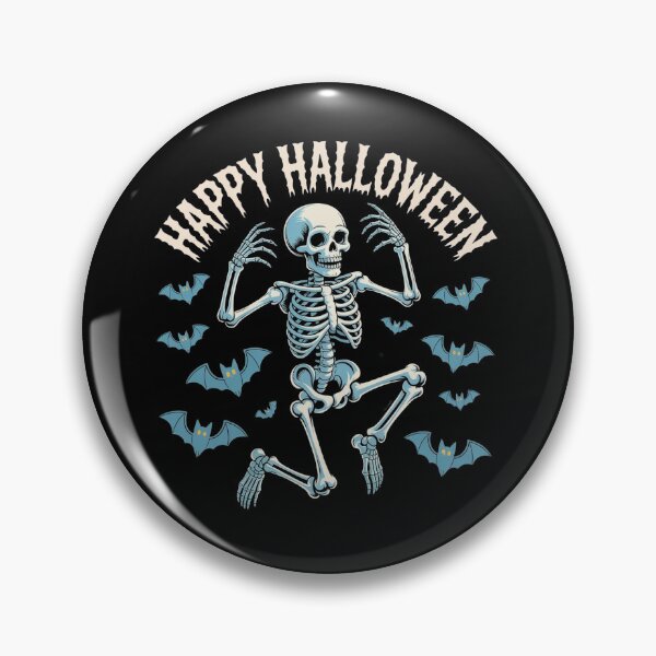 Item preview, Dancing skeleton- happy halloween designed and sold by unscriptedPixel.