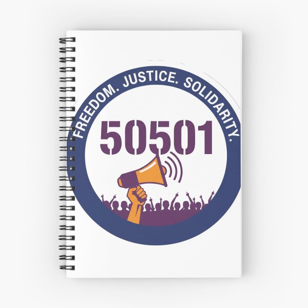 Item preview, Freedom. Justice. Solidarity. 50501. designed and sold by Owcomm.