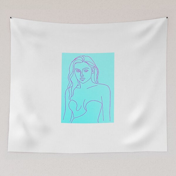 Item preview, Ana Lines Blue  designed and sold by SJHorsfall.