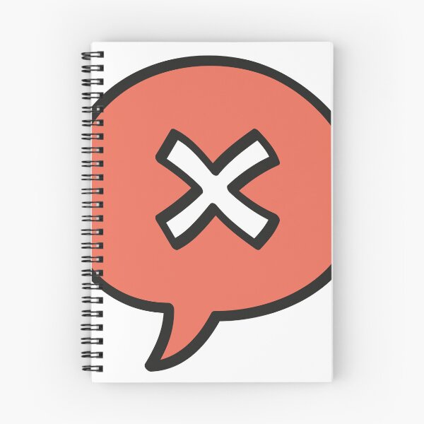 Item preview, Wrong mark sign in speech bubble designed and sold by KasTanDesign.