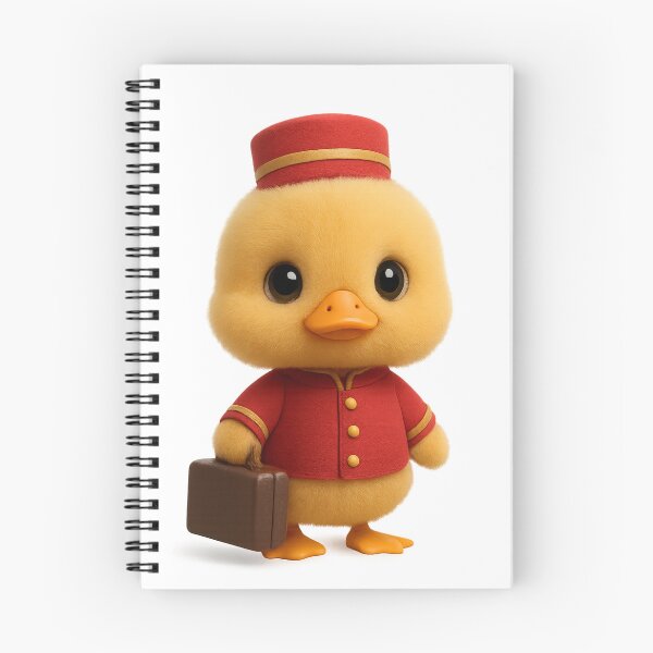 Item preview, Cute Duck Hotel Bellhop Porter Concierge | Kawaii Cottagecore  Art designed and sold by Moons Studio.