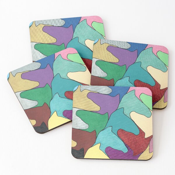 Item preview, Abstract Horses Silhouette designed and sold by Kunst Uit Delfzijl.