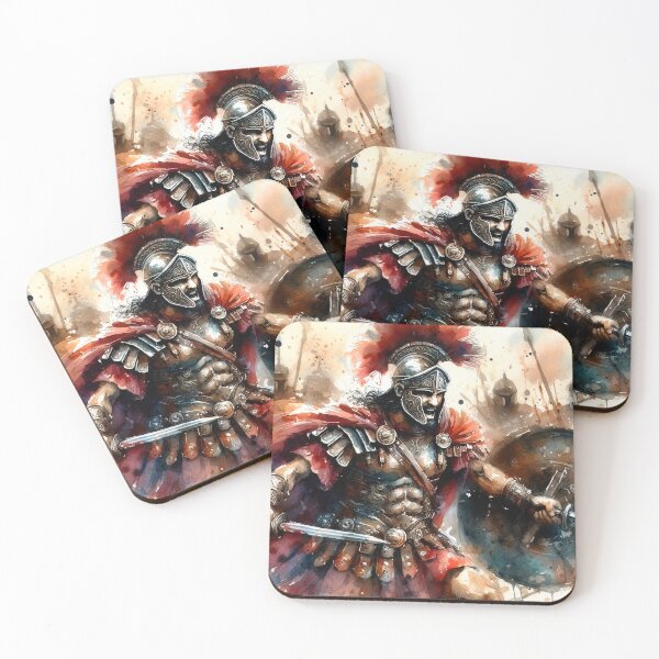 Item preview,  Roman warrior in watercolor designed and sold by paulrommer.