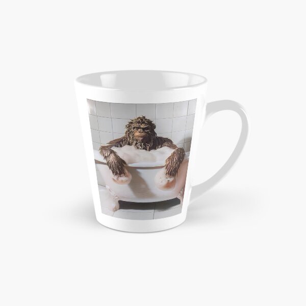 Item preview, Sasquatch Taking a Bath, Cute Bathroom Decor designed and sold by CheekyAnimalz.