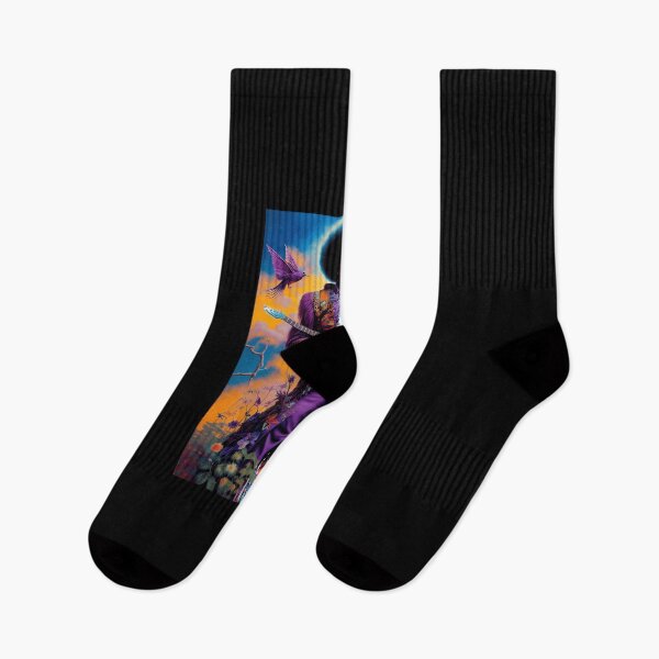 Item preview, Cool Jimi Hendrix Inspired Purple Psychedelic Art designed and sold by KathleenTLundgr.