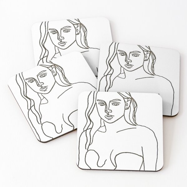 Item preview, Ana Lines White  designed and sold by SJHorsfall.