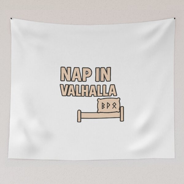 Item preview, Nap in Valhalla designed and sold by NorseDrip.