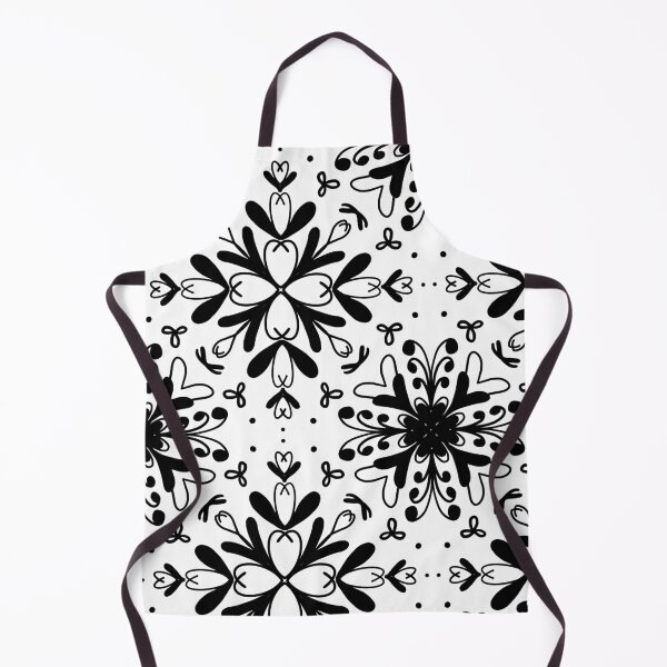 Item preview, BW Flora – Classic Black & White Floral Mandala designed and sold by Preeyanc.