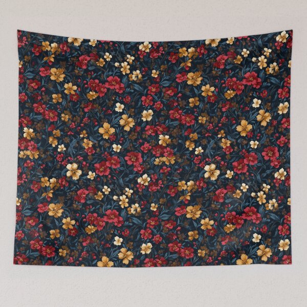 Item preview, Classic Vintage Dark Floral Pattern designed and sold by Prismatect.
