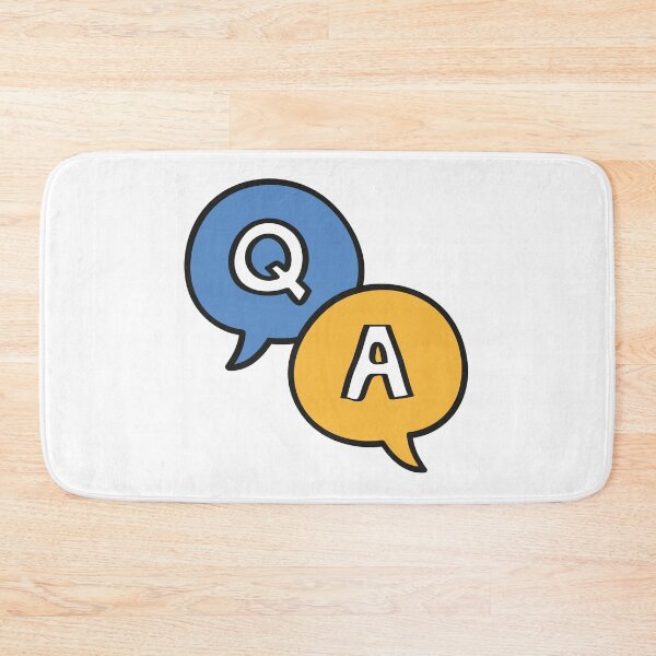 Item preview, Question and answer marks sign in speech bubble designed and sold by KasTanDesign.