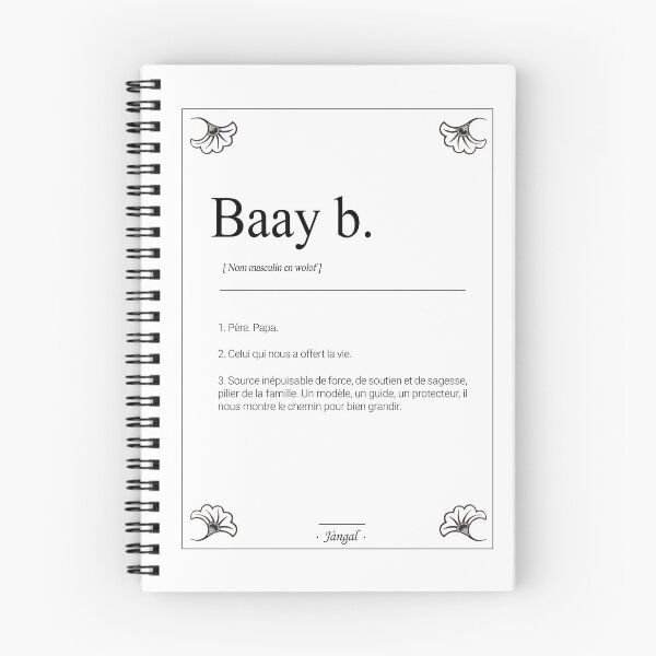 Item preview, Baay poster Definition of the word Papa in Wolof designed and sold by Audrey Janvier | AJD.