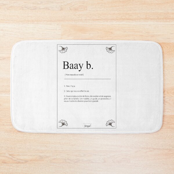 Item preview, Baay poster Definition of the word Papa in Wolof designed and sold by Audrey Janvier | AJD.