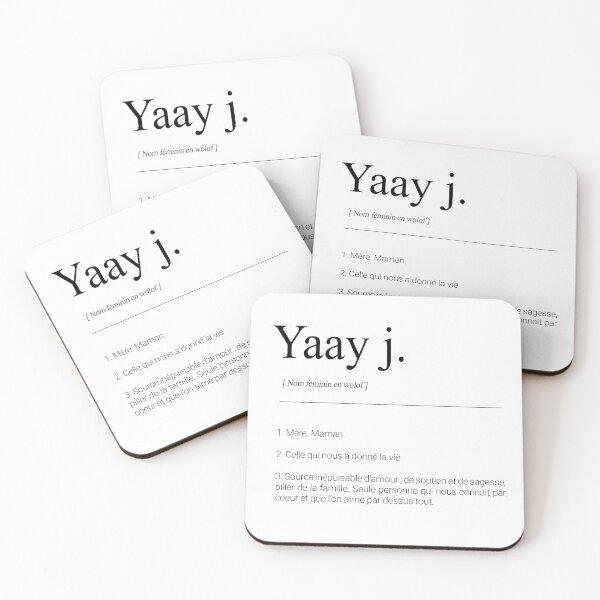 Item preview, Yaay poster Definition of the word Mom in Wolof designed and sold by Audrey Janvier | AJD.