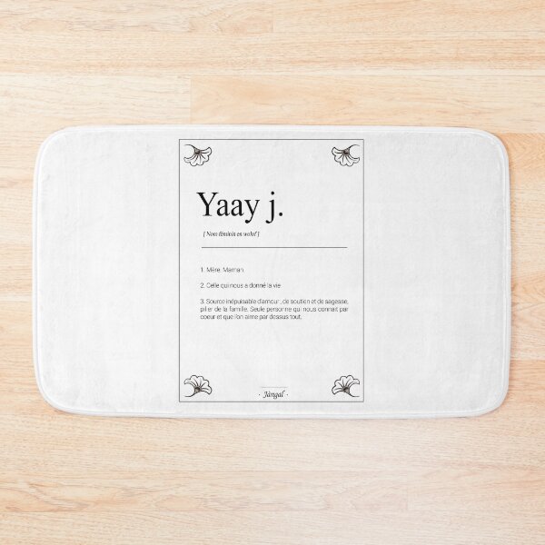 Item preview, Yaay poster Definition of the word Mom in Wolof designed and sold by Audrey Janvier | AJD.