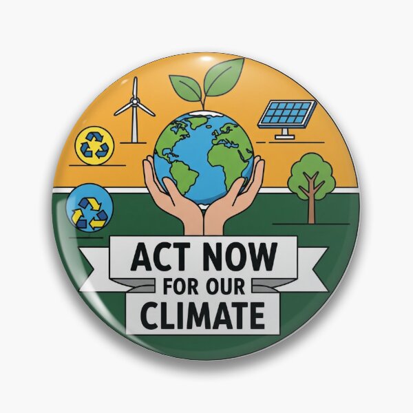 Item preview, Act Now for Our Climate designed and sold by Owcomm.