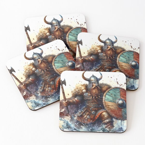 Item preview, Viking Warrior in watercolor designed and sold by paulrommer.