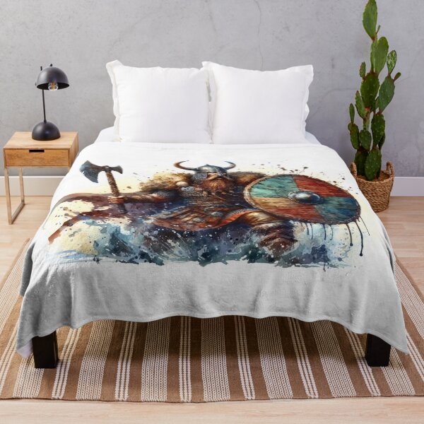 Item preview, Viking Warrior in watercolor designed and sold by paulrommer.
