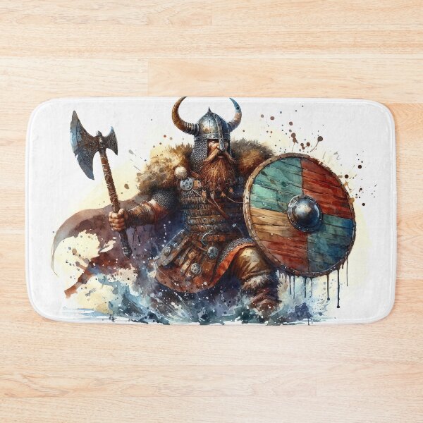 Item preview, Viking Warrior in watercolor designed and sold by paulrommer.