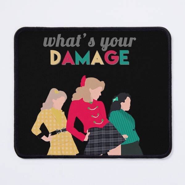 Item preview, What's Your Damage Retro 80s Movie designed and sold by PugPuppyLife.