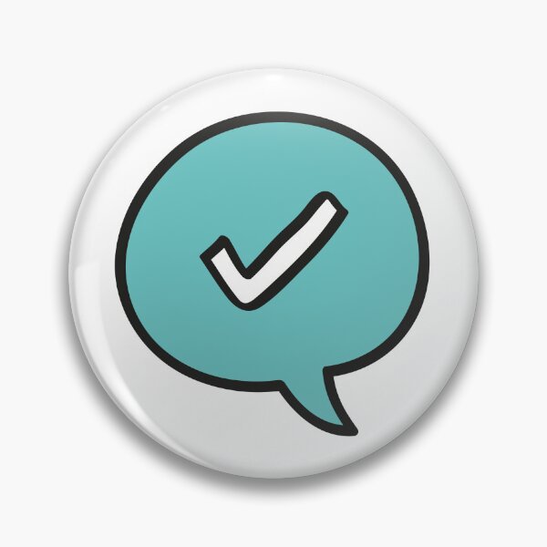 Item preview, Check mark sign in speech bubble designed and sold by KasTanDesign.
