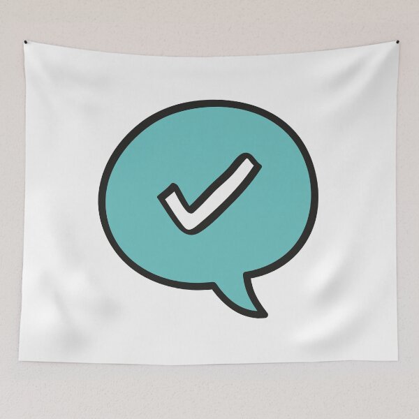 Item preview, Check mark sign in speech bubble designed and sold by KasTanDesign.
