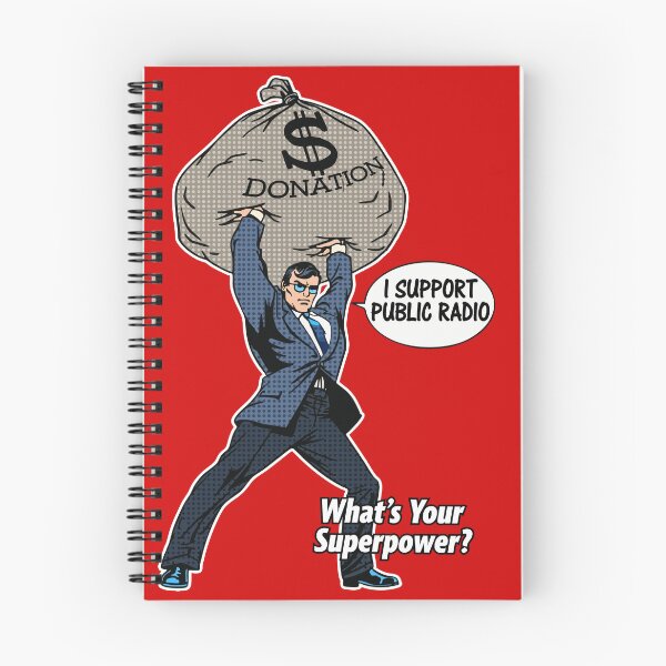 Item preview, Public Radio Superhero designed and sold by TheDopeSpotShop.