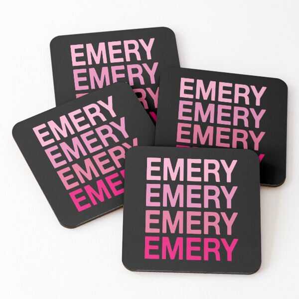 Item preview, Emery Name Pink Colors designed and sold by Jeallan Designs.