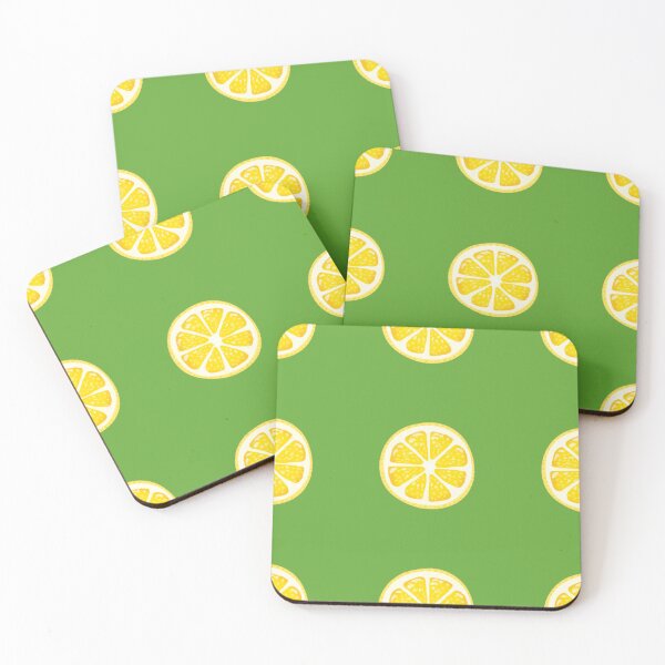 Item preview, Vibrant Yellow Lemon Slices Seamless Pattern designed and sold by -justb-.