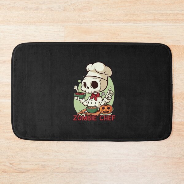Item preview, Funny Chibi Skeleton Chef Halloween Cute Spooky Cooking Skeleton Design designed and sold by ColorSplash123.