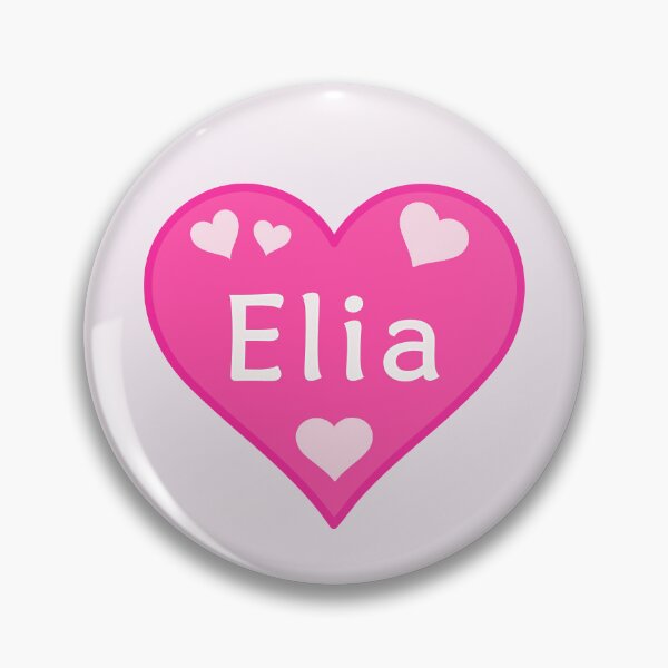 Item preview, Elia Name Pink Heart  designed and sold by Jeallan Designs.