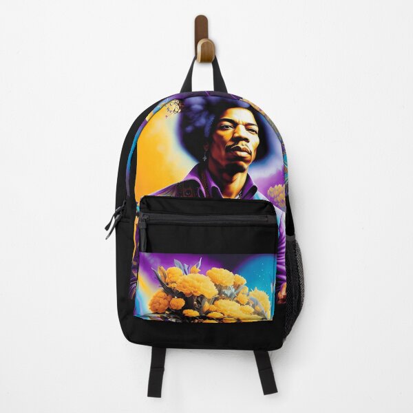 Item preview, Cool Psychedelic Jimi Hendrix Inspired Purple Art designed and sold by CoralieSylva.