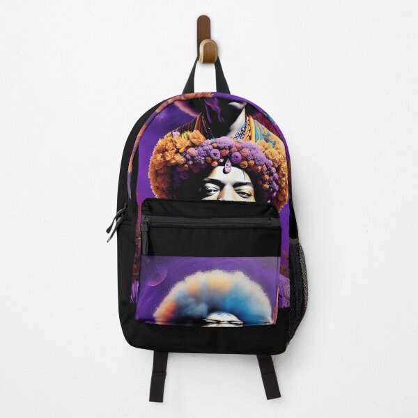 Item preview, Cool Remember Jimi Hendrix Inspired Purple Psychedelic Art designed and sold by CoralieSylva.