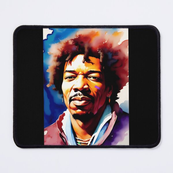 Artikelvorschau, Coole, von Jimi Hendrix inspirierte Aquarellkunst entworfen und verkauft von CoralieSylva.