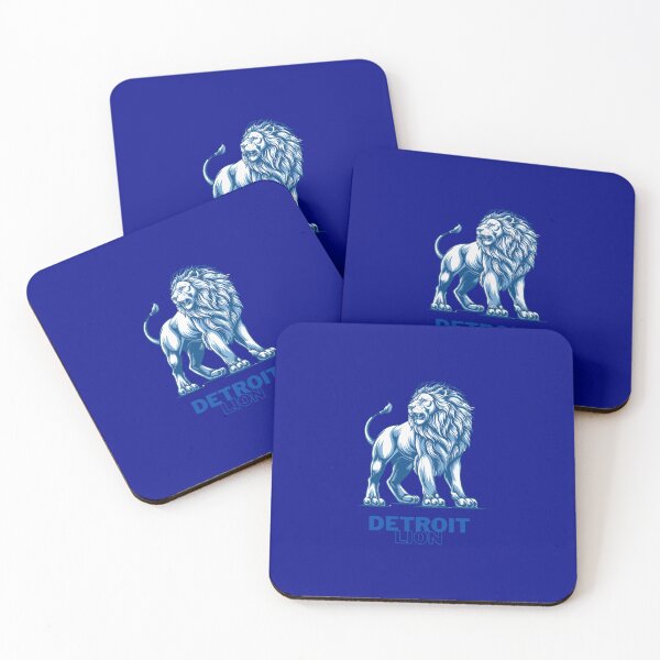 Item preview, A blue lion stands majestically designed and sold by khaminhhn1122.