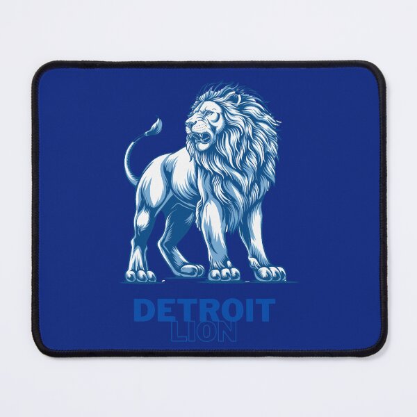 Item preview, A blue lion stands majestically designed and sold by khaminhhn1122.