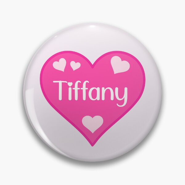 Artikelvorschau, Tiffany Name Rosa Herz entworfen und verkauft von Jeallan Designs.