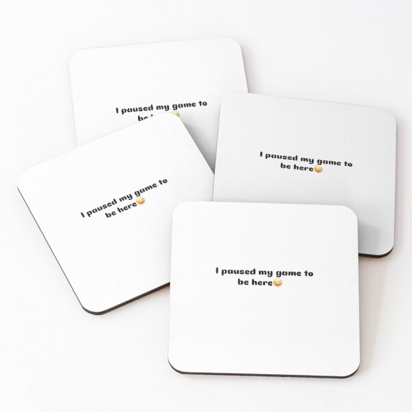 Item preview, I Paused My Game To Be Here – Funny Gamer Quote designed and sold by PixelVibe782.