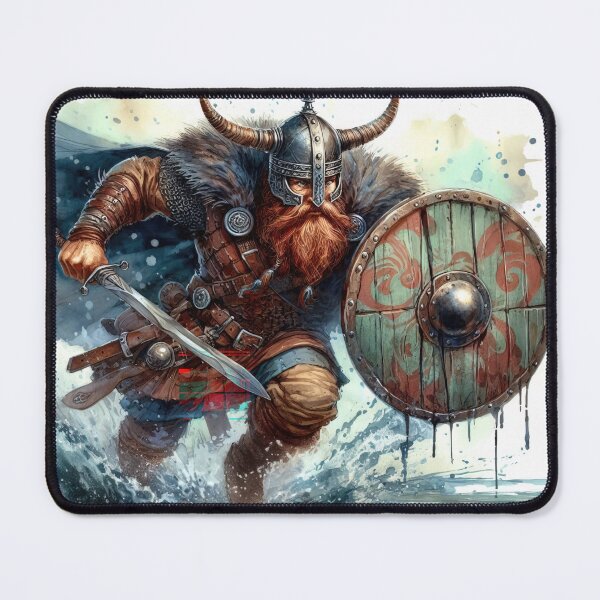Item preview, Viking Warrior in watercolor designed and sold by paulrommer.