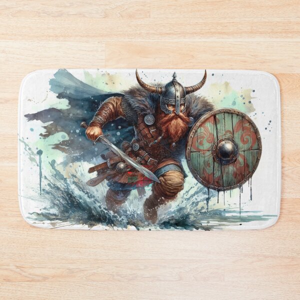 Item preview, Viking Warrior in watercolor designed and sold by paulrommer.