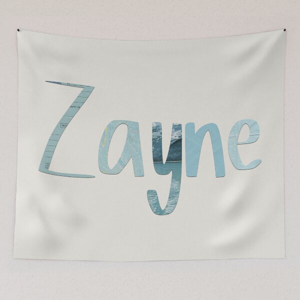 Item preview, Zayne Name Scrapbook Paper Style designed and sold by toowoosh.