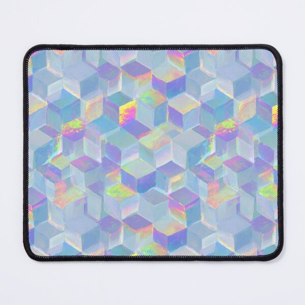 Item preview, Holographic 3D Cubes Pattern designed and sold by Prismatect.